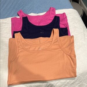 a new day Women's Tank Tops - Pink, Navy, Peach